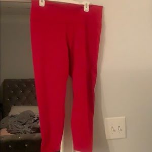 Power hold leggings fabletics red size 1x